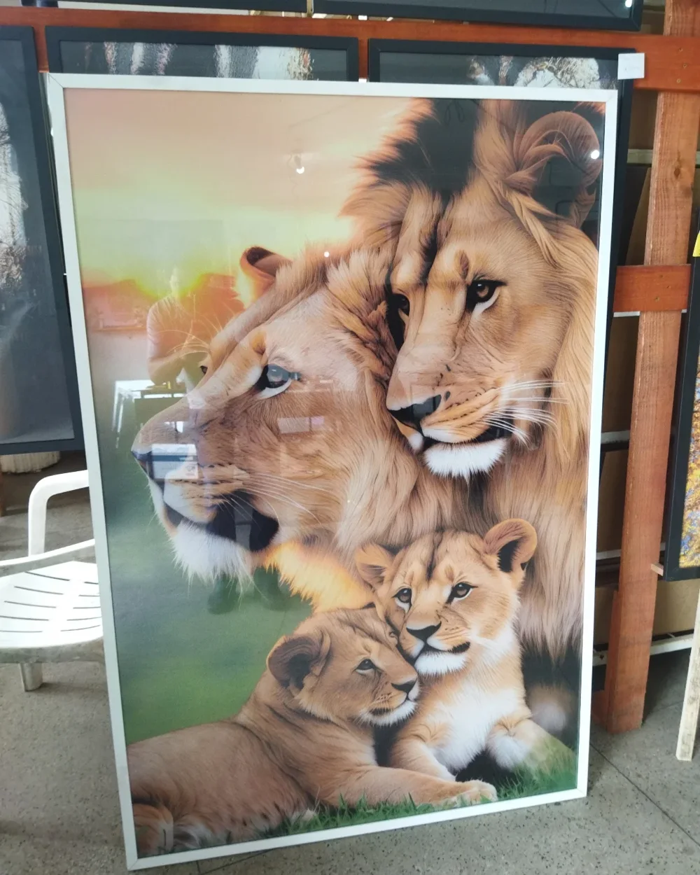 Quadro produzido pela Santa Cruz